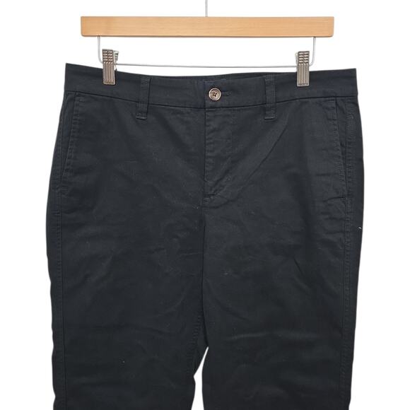 NWT J.Crew Petite Girlfriend Chino Pant Black Size‎ 10P AD217 Tapered Straight - Picture 8 of 9
